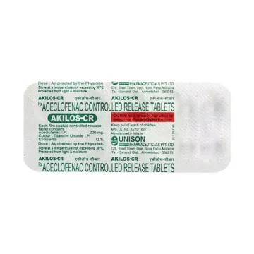 Akilos 200mg Tablet product image