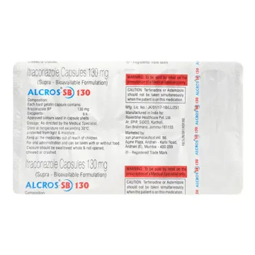 Alcros Sb 130mg Capsule product image
