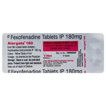 Alergate 180 Tablet product image