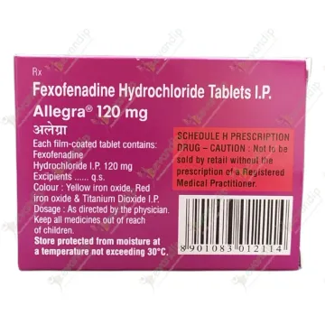 Allegra 120mg Tablet product image