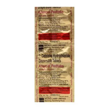 Allercet Ped Tablet product image