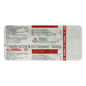 Allerwell Fx 10mg/120mg Tablet product image