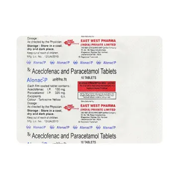 Alonac P 100mg/650mg Tablet product image