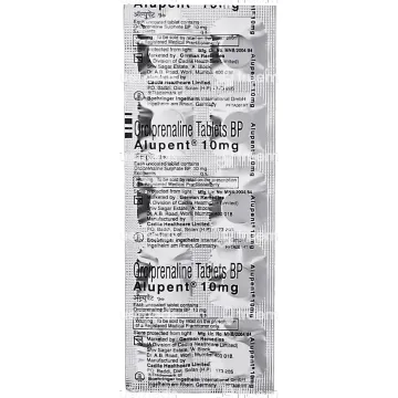 Alupent 10mg Tablet product image