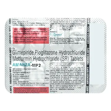 Amanza Mp 2mg/500mg/15mg Tablet product image