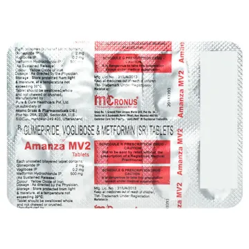 Amanza Mv 2mg/500mg/0.2mg Tablet product image