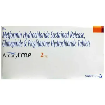 Amaryl Mp2 Tablet product image