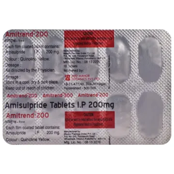 Amitrend 200mg Tablet product image