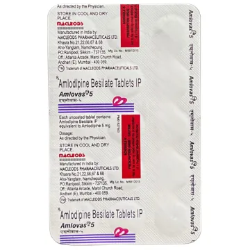 Amlovas 5 Tablet product image