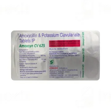 Amoxsyn Cv 625 Tablet product image