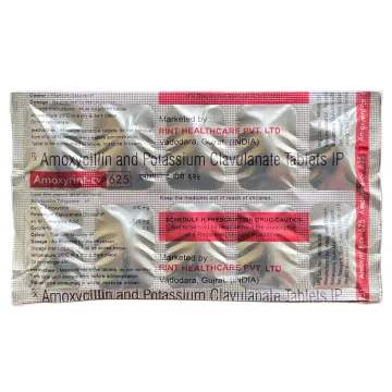 Amoxyrint Cv 625 Tablet product image