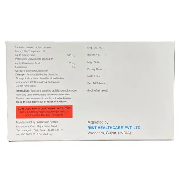 Amoxyrint Cv 625 Tablet product image