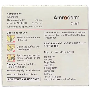 Amroderm Nail Lacquer 2.5ml product image