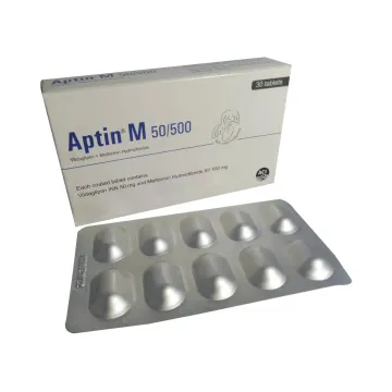 Aptin M 500mg/20mg Tablet product image
