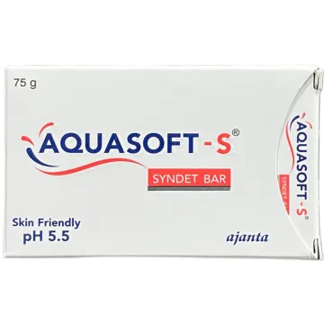 Aquasoft S Syndet Bar 75gm product image