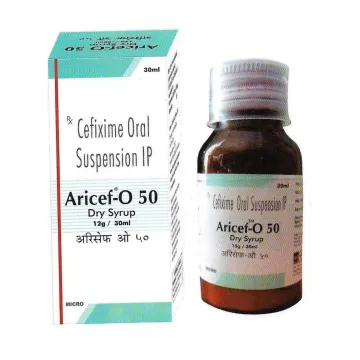 Aricef-o 50 Dry Syrup 30 Ml product image