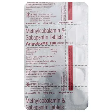 Arigaba Me 100mg/500mcg Tablet product image