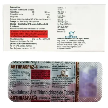 Arthraspaz 4 Tablet product image