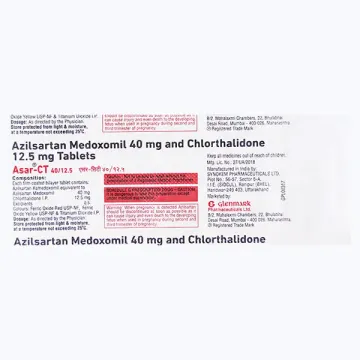 Asar-ct 40/12.5 Tablet product image