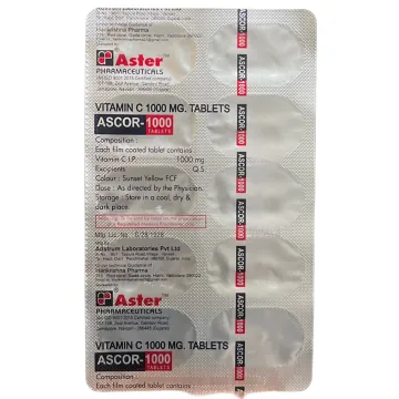 Ascor 1000 Tablet product image