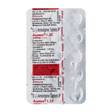 Asomex 1.25mg Tablet product image