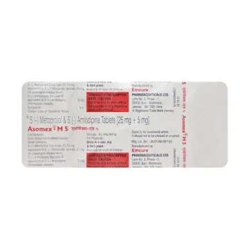 Asomex-m 5 Tablet product image