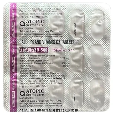 Atcalcy D 500 Tablet product image