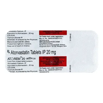 Atorem 20mg Tablet product image