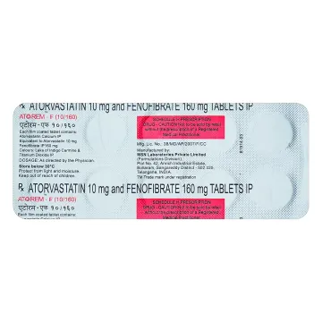 Atorem F 10mg/160mg Tablet product image