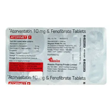 Atornet F 10mg/145mg Tablet product image