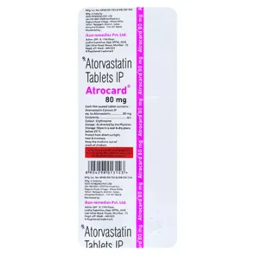 Atrocard 80mg Tablet product image