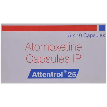 Attentrol 25mg Capsule product image