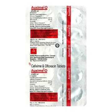 Auxime O 200mg/200mg Tablet product image