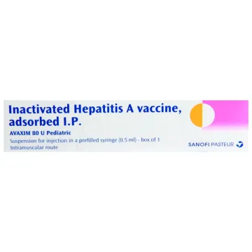 Avaxim 80u Pediatric Vaccine product image