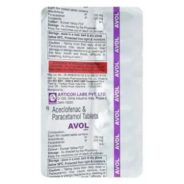 Avol 100mg/500mg Tablet product image