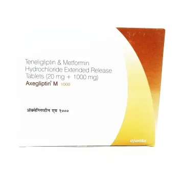 Axegliptin M 1000mg/20mg Tablet product image