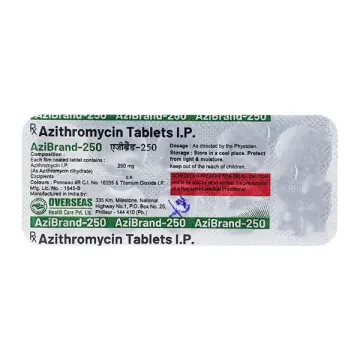 Azibrand 250mg Tablet product image