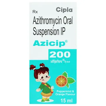 Azicip 200mg Oral Suspension 15ml product image