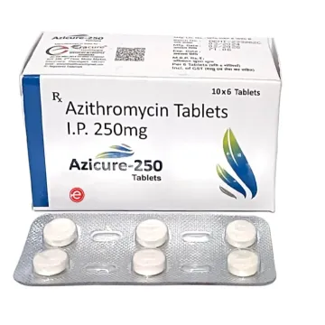 Azicure 250mg Tablet product image