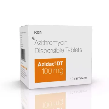 Azidac 100mg Tablet product image
