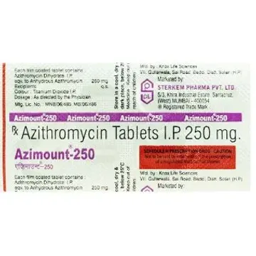 Azimount 250 Tablet product image