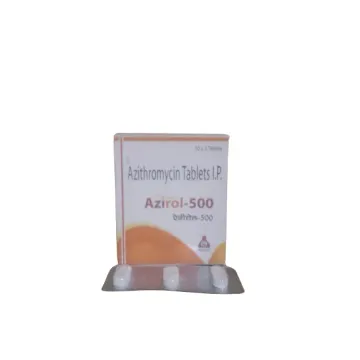 Azirol 500mg Tablet product image
