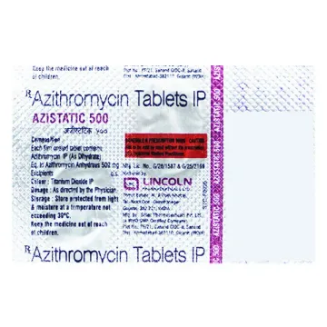 Azistatic 500mg Tablet product image