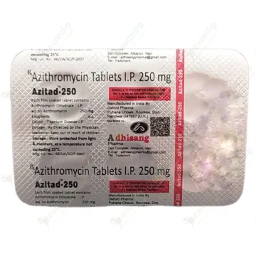 Azitad 250mg Tablet product image