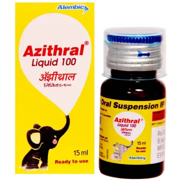 Azithral 100 Liquid 15ml product image