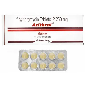 Azithral 250mg Dt Tablet product image