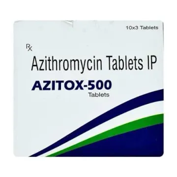 Azitox 500 Tablet product image