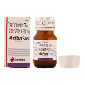 Azitus 200mg/5ml Suspension 15ml product image