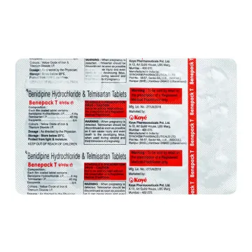 Benepack T 4mg/40mg Tablet product image