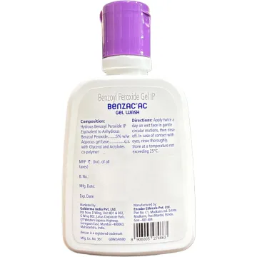 Benzac Ac Gel Wash 100ml product image